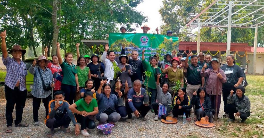 ปรับปรุงภูมิทัศน์ ปลูกต้นทองอุไร เส้นทางท่องเที่ยวทางจักรยาน หมู่ 2 , หมู่ 9